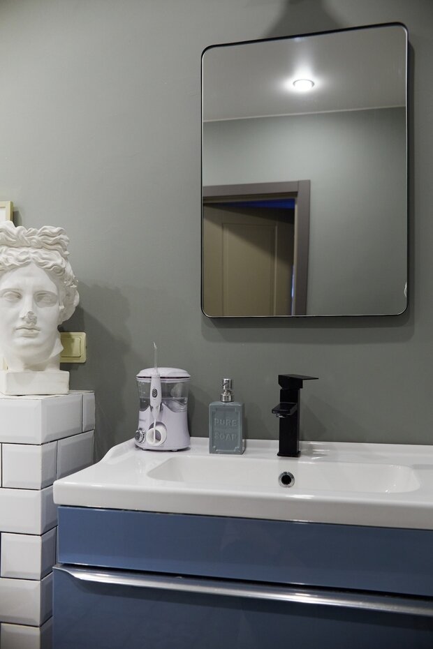 Фотография: Ванная в стиле Скандинавский, Современный, Эклектика, Винтажный, Проект недели, Дом и дача, Таунхаус, Челябинск, 3 комнаты, Более 90 метров, Вера Маурер – фото на INMYROOM