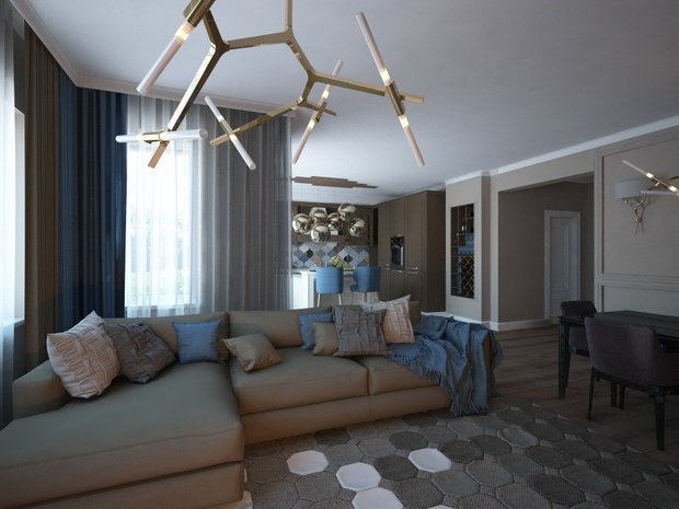 Фото из портфолио Таунхаус г. Тольятти – фотографии дизайна интерьеров на INMYROOM