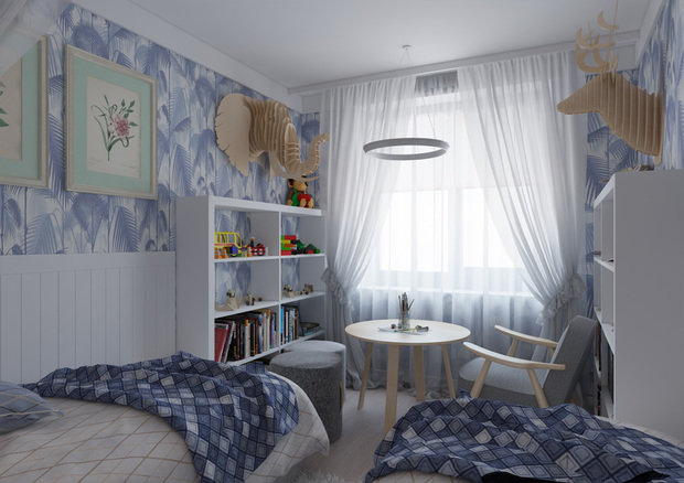 Фотография: Детская в стиле Прованс и Кантри, Квартира, BoConcept, Дома и квартиры, Проект недели – фото на INMYROOM