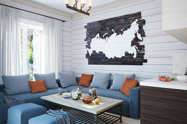 Фото из портфолио Гостевой дом-баня, г.Москва – фотографии дизайна интерьеров на INMYROOM