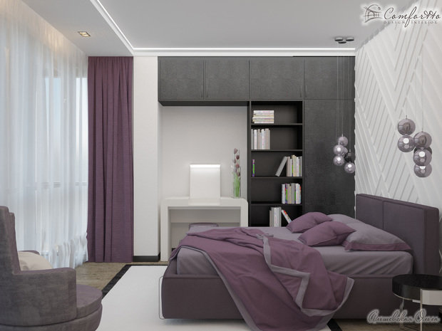 Фото из портфолио Квартира с эркером 98 м2 – фотографии дизайна интерьеров на INMYROOM