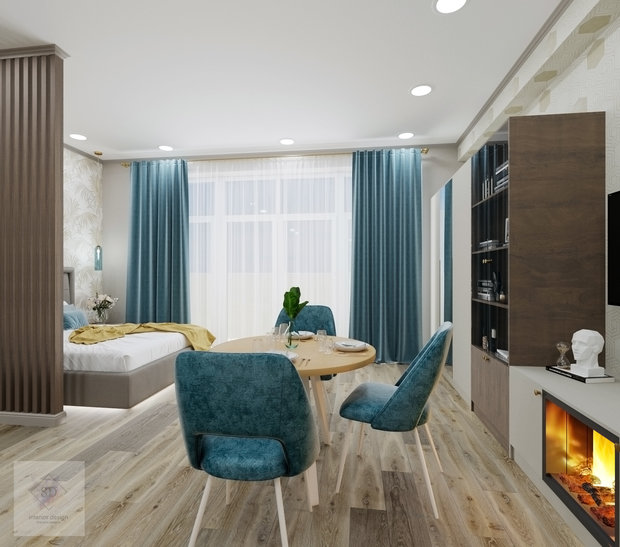 Фото из портфолио Апартаменты у моря – фотографии дизайна интерьеров на INMYROOM