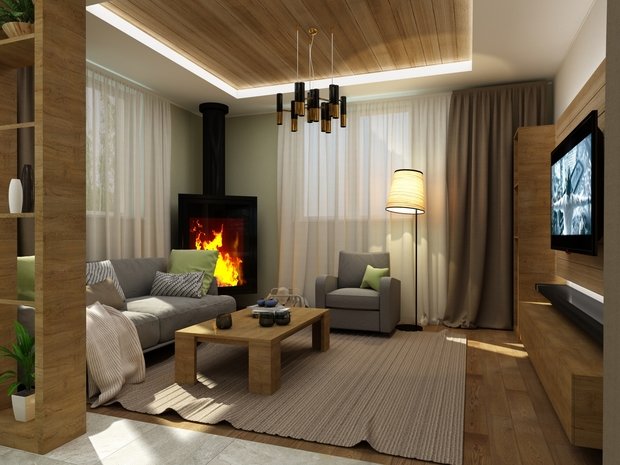 Фото из портфолио Древесный уют – фотографии дизайна интерьеров на INMYROOM