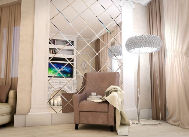 Фото из портфолио Стены – фотографии дизайна интерьеров на INMYROOM