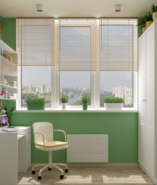 Фото из портфолио Балкон "Green corner" vol. 1 – фотографии дизайна интерьеров на INMYROOM