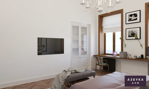 Фото из портфолио Квартира на наб. Макарова – фотографии дизайна интерьеров на INMYROOM