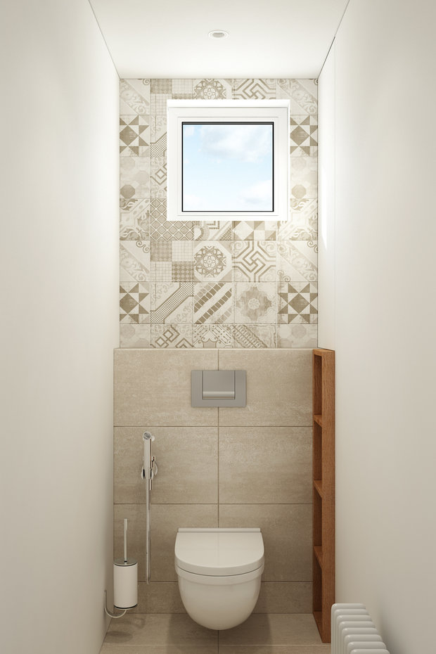 Фотография: Ванная в стиле Скандинавский – фото на InMyRoom.ru