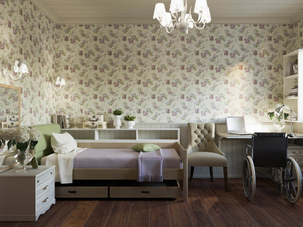 Фотография: Спальня в стиле Прованс и Кантри, Современный, Дом, Проект недели, Дом и дача, Истринский район, Студия Волковых, 4 и больше, Более 90 метров – фото на INMYROOM