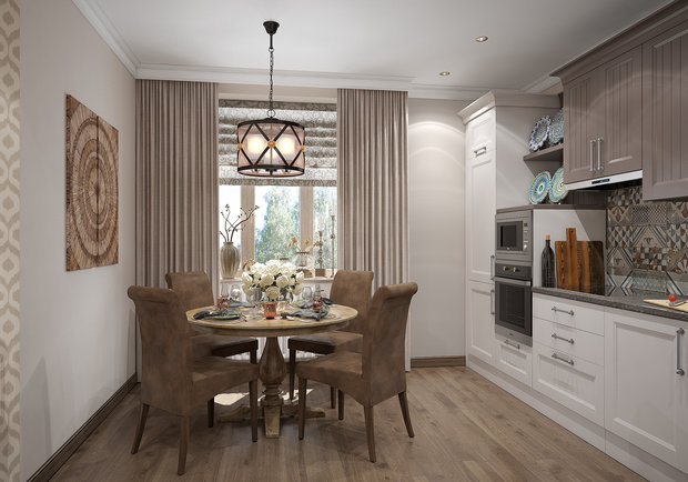 Фотография: Кухня и столовая в стиле Восточный, Эклектика,  – фото на INMYROOM