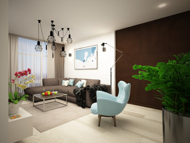 Фото из портфолио Квартира в ЖК Московская 21, 79 м2 – фотографии дизайна интерьеров на INMYROOM