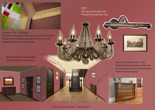 Фото из портфолио Роспись, Ангилйский стиль – фотографии дизайна интерьеров на INMYROOM