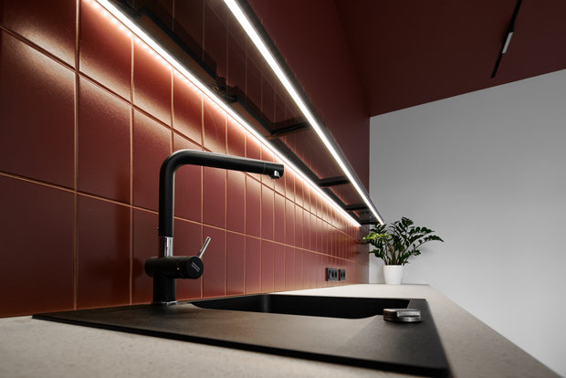 Фотография: Кухня и столовая в стиле Минимализм, Современный, Квартира, Студия, Проект недели, Киев, 40-60 метров, Lauri Brothers – фото на INMYROOM