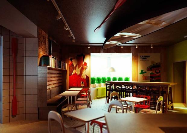Фото из портфолио Pizza Time – фотографии дизайна интерьеров на INMYROOM
