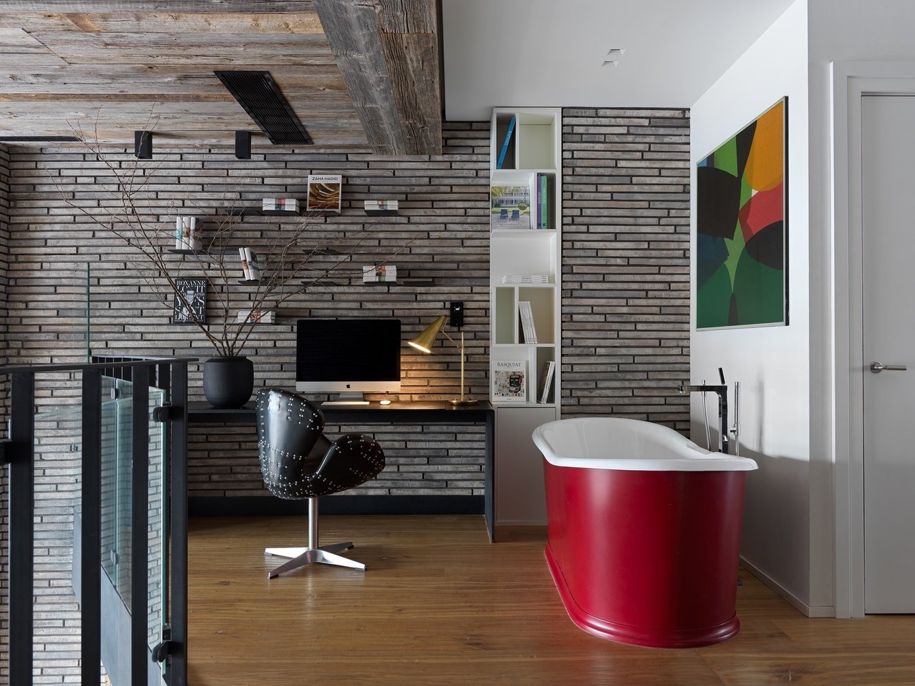 Фотография: Кабинет в стиле Лофт, Современный, Квартира, Проект недели, Москва, 4 и больше, Более 90 метров, INRE – фото на INMYROOM Фотография: Кабинет в стиле Лофт, Современный, Квартира, Проект недели, Москва, 4 и больше, Более 90 метров, INRE – фото на INMYROOM