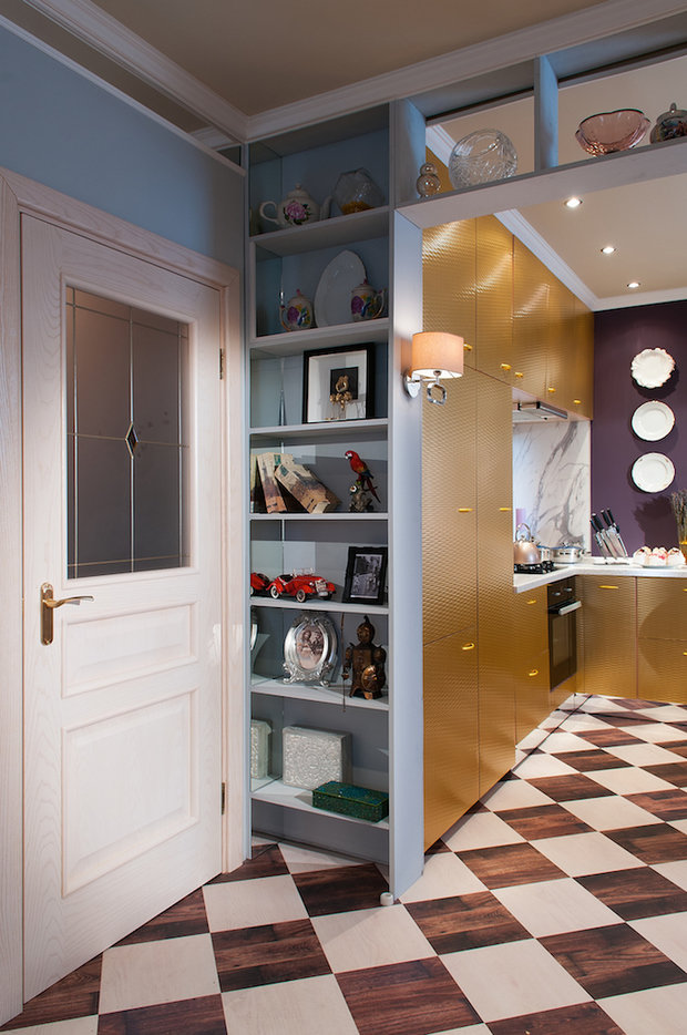 Фотография: Кухня и столовая в стиле Прованс и Кантри, Эклектика, Гостиная, Дом, Дома и квартиры – фото на INMYROOM