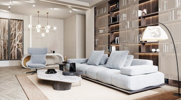 Фото из портфолио Квартира на Красной Пресне – фотографии дизайна интерьеров на INMYROOM