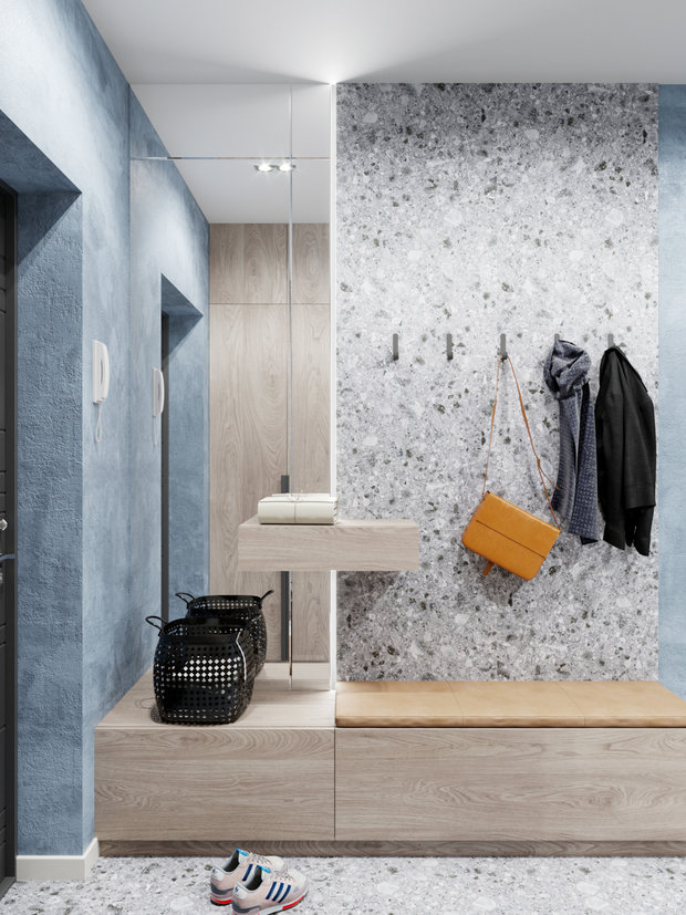Фото из портфолио В оттенках синего – фотографии дизайна интерьеров на INMYROOM