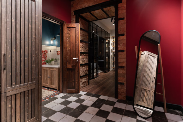 Фотография: Прихожая в стиле Лофт, Квартира, Студия, Проект недели, Санкт-Петербург, 40-60 метров, VizDiz – фото на INMYROOM