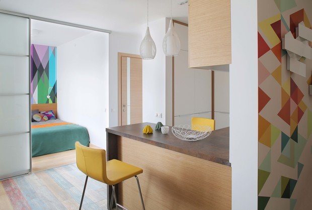 Фотография: Кухня и столовая в стиле Лофт, Современный, Квартира, Минимализм, Проект недели – фото на INMYROOM