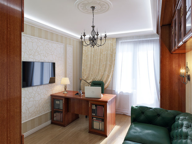 Фото из портфолио Кабинет – фотографии дизайна интерьеров на INMYROOM
