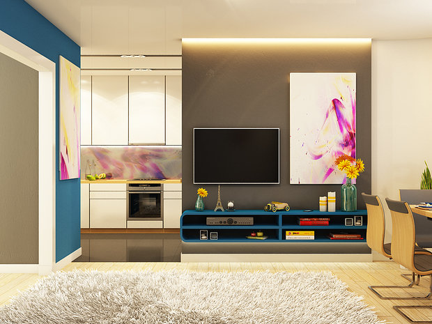 Фото из портфолио Квартира для большой семьи – фотографии дизайна интерьеров на INMYROOM