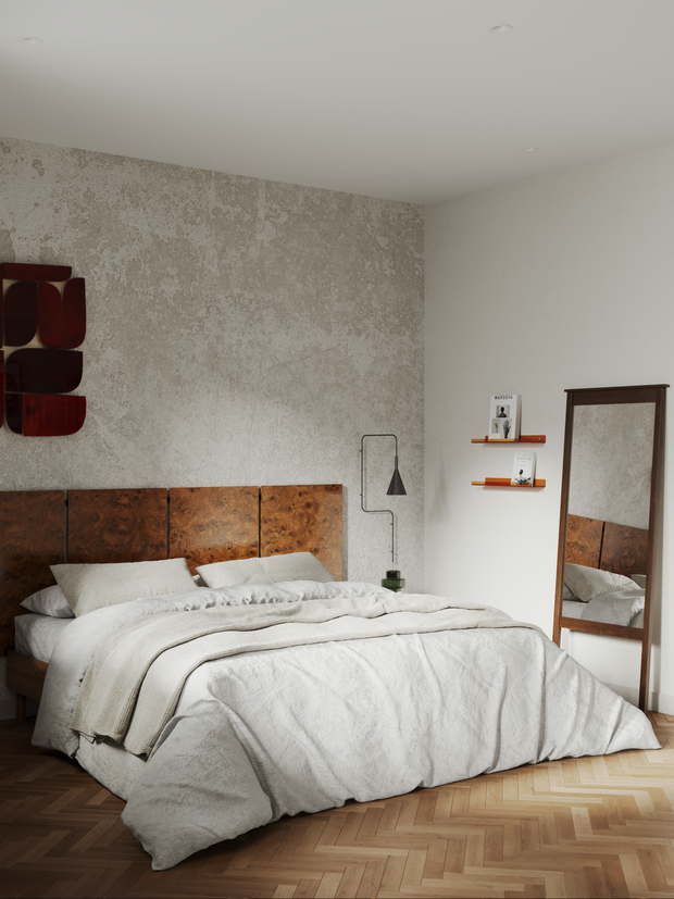 Фотография: Спальня в стиле Скандинавский, Современный, Эклектика, Квартира, Проект недели, Москва, 4 и больше, Более 90 метров, DSGN HUB, Винтажный – фото на INMYROOM