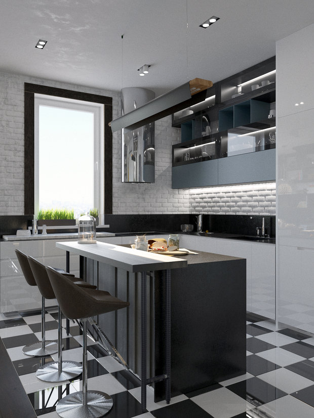 Фото из портфолио Не loft – фотографии дизайна интерьеров на INMYROOM