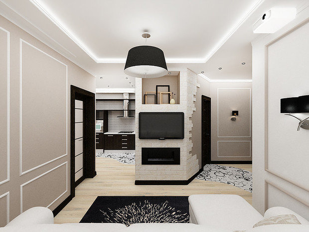 Фото из портфолио проспект Мира – фотографии дизайна интерьеров на INMYROOM