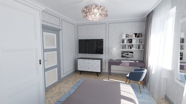 Фото из портфолио Современная классика – фотографии дизайна интерьеров на INMYROOM