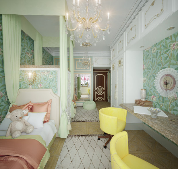 Фото из портфолио Апартаменты 154 м2 в стиле БАРОККО  – фотографии дизайна интерьеров на INMYROOM