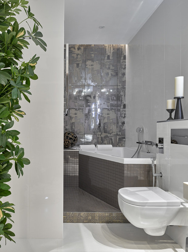 Фотография: Ванная в стиле Современный, Квартира, Проект недели, Москва, Елена Семенова – фото на INMYROOM