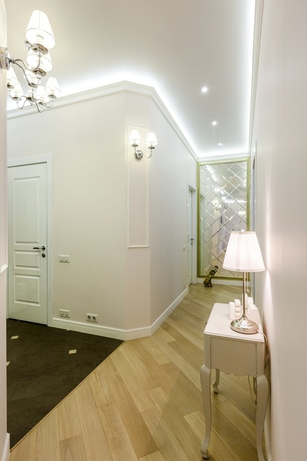 Фотография: Прихожая в стиле Классический, Современный, Квартира, Проект недели, Москва, Евгения Матвеенко, FlatsDesign, новостройка, ЖК «Алые Паруса», Монолитный дом, 3 комнаты, Более 90 метров – фото на INMYROOM