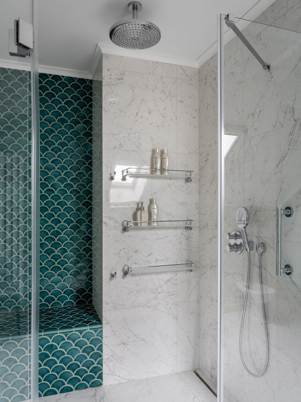 Фотография: Ванная в стиле Прованс и Кантри, Классический, Эклектика, Дом, Проект недели, Дом и дача, Московская область, Татьяна Безверхая, 4 и больше, Более 90 метров, TB Design – фото на INMYROOM