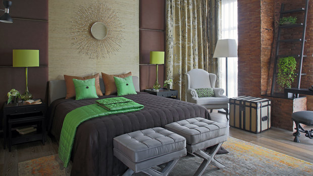 Фотография: Спальня в стиле Эклектика, Дом, Проект недели, Подмосковье – фото на INMYROOM