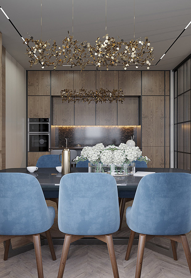 Фото из портфолио 160 м² ЖК Дыхание – фотографии дизайна интерьеров на INMYROOM
