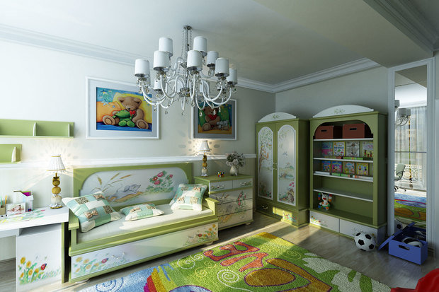 Фото из портфолио Детская "Лесная сказка" – фотографии дизайна интерьеров на INMYROOM