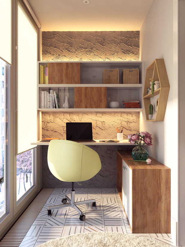 Фото из портфолио г. Сургут ЖК "За ручьём" ул., Университетская 19, 72 кв.м – фотографии дизайна интерьеров на INMYROOM