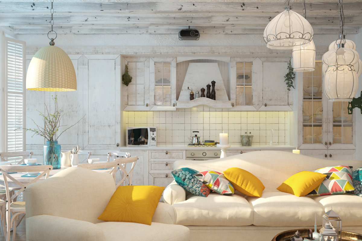 Фотография: Гостиная в стиле Прованс и Кантри, Восточный, Квартира, Дома и квартиры, Проект дня, Средиземноморский – фото на INMYROOM Фотография: Гостиная в стиле Прованс и Кантри, Восточный, Квартира, Дома и квартиры, Проект дня, Средиземноморский – фото на INMYROOM