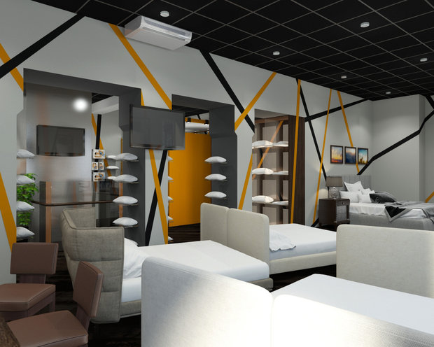 Фото из портфолио Шоу-рум "Sleep System" в г. Москва – фотографии дизайна интерьеров на INMYROOM