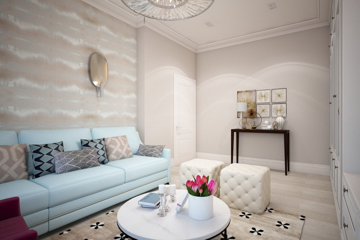 Фотография: Гостиная в стиле Прованс и Кантри, Современный, Квартира, Проект недели, Санкт-Петербург, новостройка, Светлана Иванова, Кирпичный дом, Монолитный дом, 2 комнаты, 60-90 метров – фото на INMYROOM Фотография: Гостиная в стиле Прованс и Кантри, Современный, Квартира, Проект недели, Санкт-Петербург, новостройка, Светлана Иванова, Кирпичный дом, Монолитный дом, 2 комнаты, 60-90 метров – фото на INMYROOM