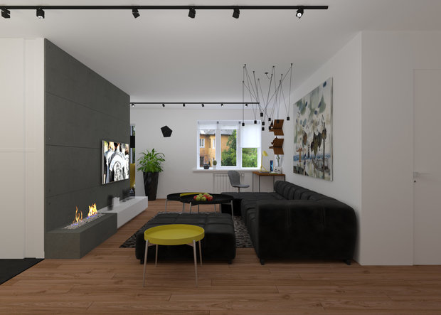 Фото из портфолио Квартира для байкера – фотографии дизайна интерьеров на INMYROOM