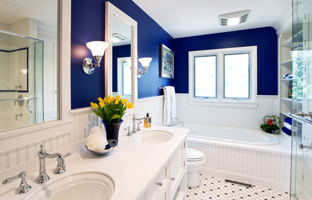 Фотография: Ванная в стиле Прованс и Кантри, Интерьер комнат – фото на INMYROOM