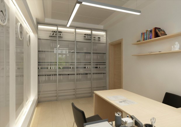 Фото из портфолио Кабинет руководителя компании "Ремонтные технологии" – фотографии дизайна интерьеров на INMYROOM