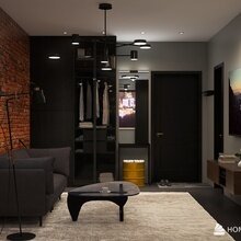 Фото из портфолио Однокомнатная квартира для холостяка – фотографии дизайна интерьеров на INMYROOM