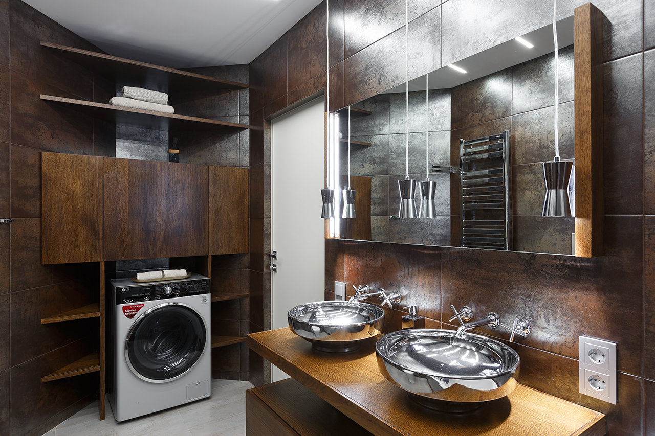 Фотография: Ванная в стиле Современный, Квартира, Проект недели, Пушкин, Монолитный дом, 4 и больше, Более 90 метров, Кирилл Пономаренко – фото на INMYROOM Фотография: Ванная в стиле Современный, Квартира, Проект недели, Пушкин, Монолитный дом, 4 и больше, Более 90 метров, Кирилл Пономаренко – фото на INMYROOM