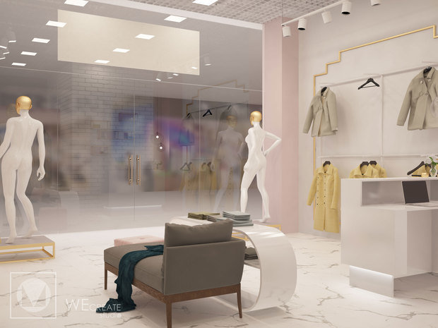 Фото из портфолио Магазин одежды с элементами ар-деко – фотографии дизайна интерьеров на INMYROOM