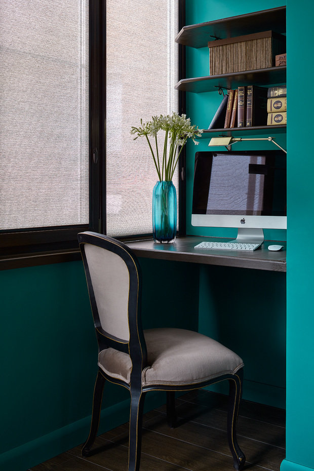 Фотография: Балкон в стиле Восточный, Квартира, Проект недели, Москва, Сталинка, Кирпичный дом, 3 комнаты, Более 90 метров, Валерия Белоусова – фото на INMYROOM