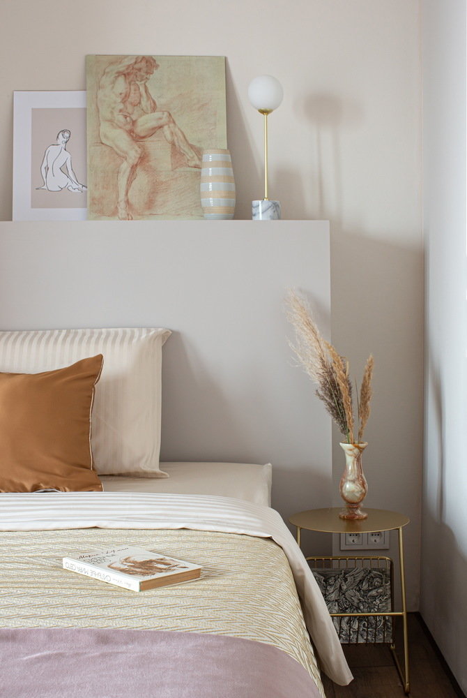 Фотография: Спальня в стиле Современный, Квартира, Проект недели, Москва, 4 и больше, 60-90 метров, Екатерина Совастеева – фото на INMYROOM