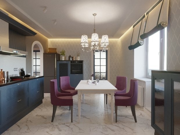 Фото из портфолио Средиземноморская классика у Финского залива – фотографии дизайна интерьеров на INMYROOM