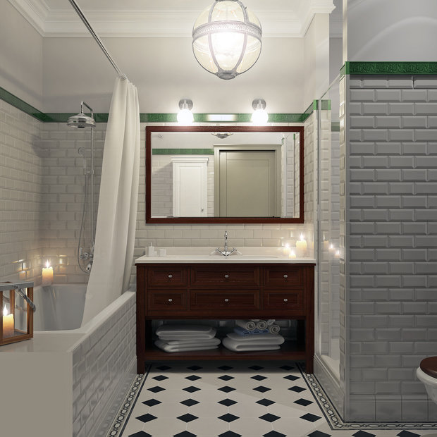 Фотография: Ванная в стиле Лофт, Современный, Квартира, Дома и квартиры, Москва – фото на INMYROOM